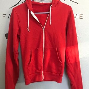 Red hoodie